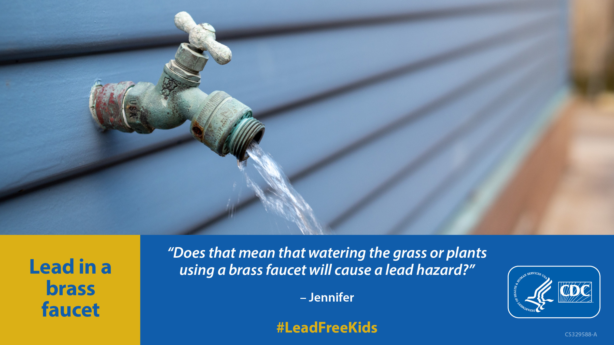 CDC Lead Free Kids social media graphic